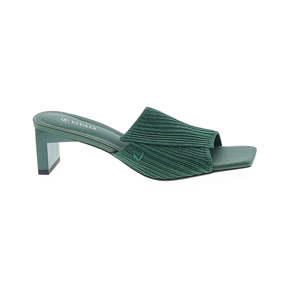 Vivaia Jade - Square-Toe Block Heel Slides